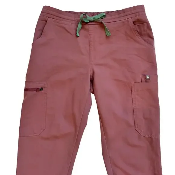 FIGS Yola Skinny Scrub Pants Mineral Mauve Pink Women's XS Rare Retired PO 2228 - Picture 4 of 15